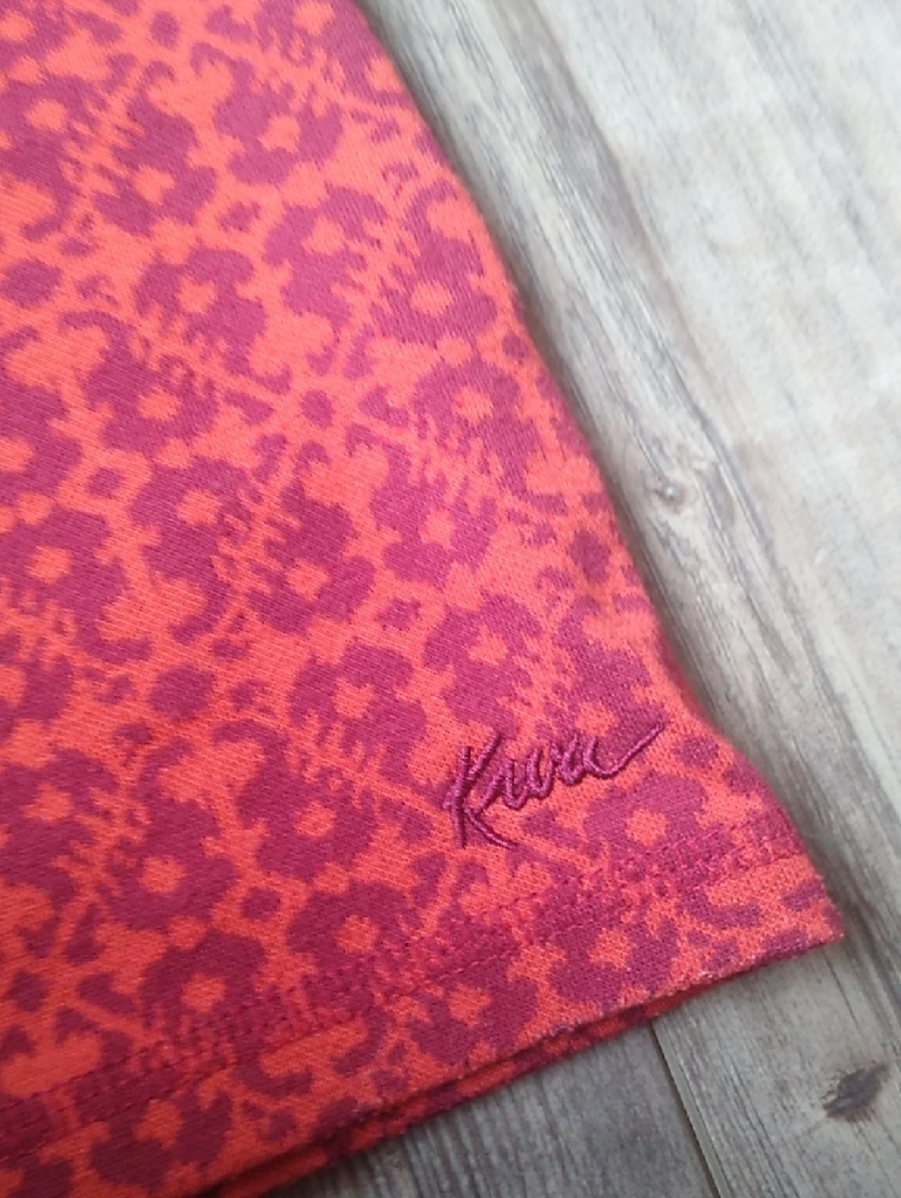 Kavu Pink Patterned Button Pullover - Picture 4 of 8